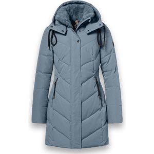 District - ZODIAC - Damesjas - Mineral Blue - Functionele Lange Jas