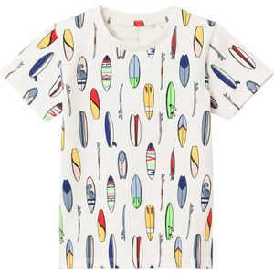 NAME IT MINI T-shirt NMMFLYNE met all over print offwhite/multicolor