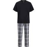 JACK & JONES pyjama JACLUCA zwart/grijs