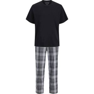JACK & JONES pyjama JACLUCA zwart/grijs