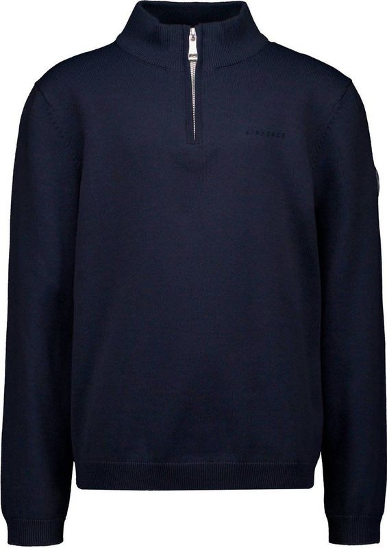 Airforce - Trui - Zacht Katoen - Met Ritssluiting - Stoere Opstaande Kraag