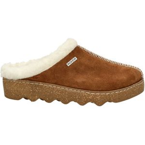 Rohde suède pantoffels cognac