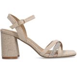 Manfield sandalettes beige