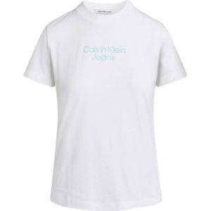 CALVIN KLEIN JEANS T-shirt met tekst wit
