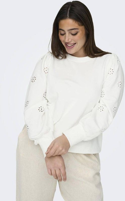 ONLY CARMAKOMA sweater Carfemme wit