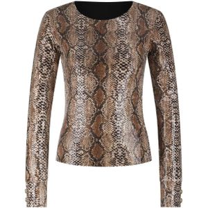 NIKKIE - Top - Bruin - Pailletten