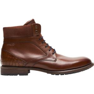 Van Lier Henry leren veterboots cognac