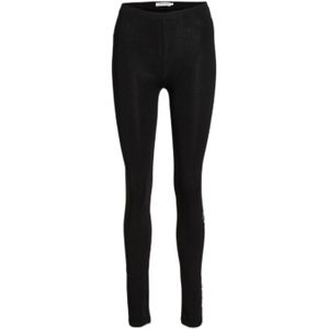 CALVIN KLEIN JEANS legging met logo zwart/wit