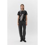 Sofie Schnoor - Joy - Top - Zwart - Met Pailletten