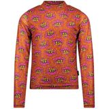 B.Nosy gebloemde longsleeve B.ORIGINAL roodbruin/multicolor