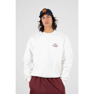 Prohibited sweater met backprint ecru