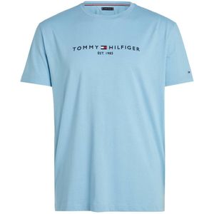Tommy Hilfiger Big & Tall T-shirt Plus Size met printopdruk sleepy blue