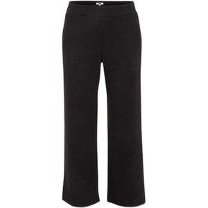 WE Fashion Curve straight fit broek zwart