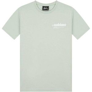 Malelions T-shirt Worldwide met logo grijs