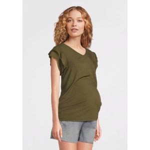 ONLY MATERNITY zwangerschaps T-shirt groen