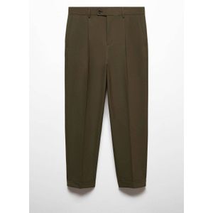 Mango Man regular fit pantalon bruin