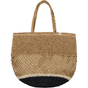 Barts strandtas Morum beige/zwart