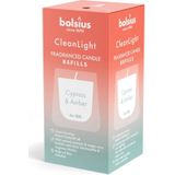 Bolsius geurkaars CleanLight Refill (set van 2)