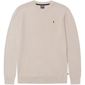 Kultivate trui gebreid beige