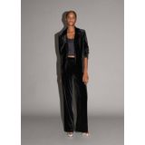 MANGO TEEN fluwelen pantalon zwart