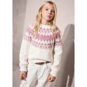 Mango Kids kersttrui ecru