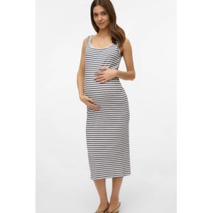 MAMALICIOUS zwangerschapsjurk blauw/wit