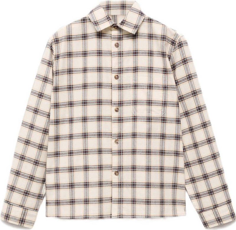 Mango Kids - Overhemd - Ruitprint - Lange Mouwen - 100% Katoen