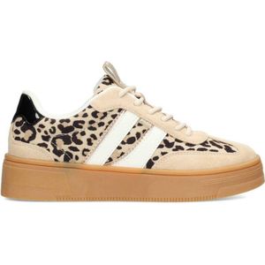 POSH by Poelman - Lilly - Sneakers - Beige/Zwart - Platte Zool