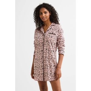 Dreamcovers nachthemd oudroze/zwart