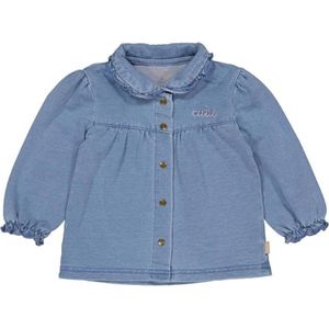 BESS - Spijkerblouse - Denim - Lange Mouwen - Pofmouwen