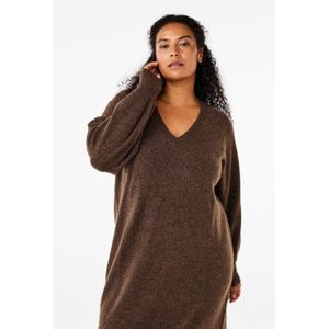 Zizzi sweatjurk bruin