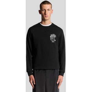 Lyle & Scott - Highlander Graphic - Sweatshirt - Zwart - Katoen