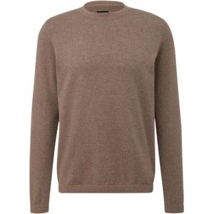 Q/S by s.Oliver gemêleerde pullover bruin