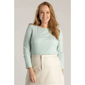 YEST - CURVE Honorata - Longsleeve - Mint Grey