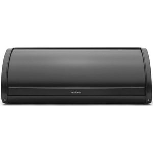 Brabantia broodtrommel met schuifdeksel, Regular - Matt Black