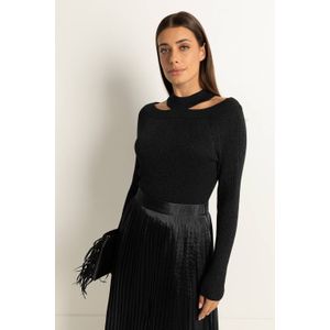 CLAUDIA BY CLAUDIA STRÄTER gebreide trui zwart