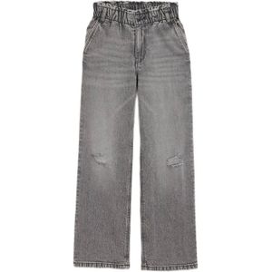 WE Fashion high waist straight fit jeans grey denim