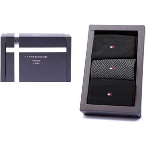 Tommy Hilfiger giftbox sokken - set van 3 zwart