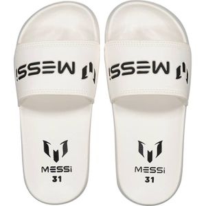Vingino x Messi Sane slipper met logo wit