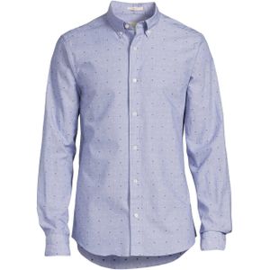 GANT slim fit overhemd met stippen college blue