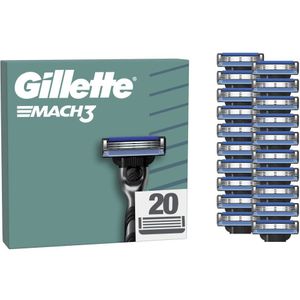Gillette Mach3 Scheermesjes - 20 stuks