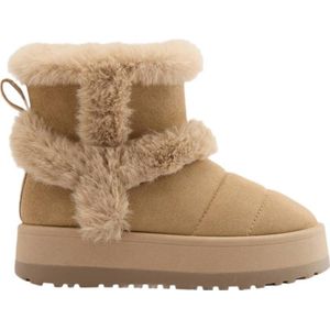 Graceland gevoerde enkelboots beige