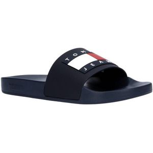 Tommy Jeans badslippers donkerblauw