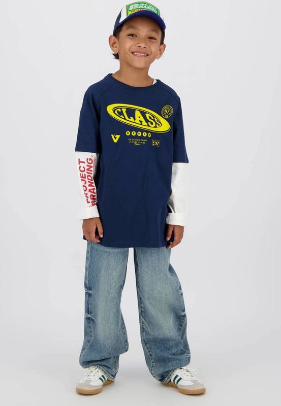 Vingino - Kiran - Jeans - Barrel Pasvorm - Normale Taillehoogte