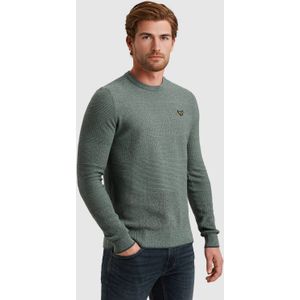 PME Legend Trui groen (Maat: S) - Halslijn: Ronde hals,