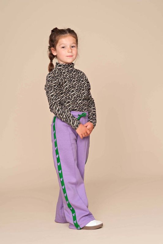 Quapi - HERMINE - Broek - Regular Fit - Zacht Sweatmateriaal