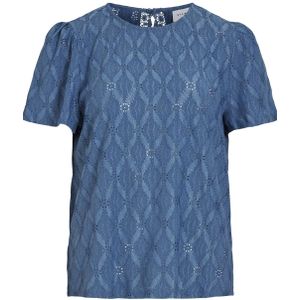 VILA top VISEBIA blauw