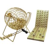 Lotto-Kienmol - Geschikt voor 90 ballen - Inclusief 90 houten ballen - Hoogte molen 24 cm