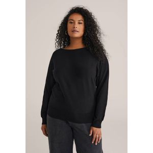 WE Fashion pullover zwart