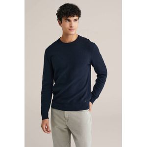 WE Fashion trui gebreid donkerblauw